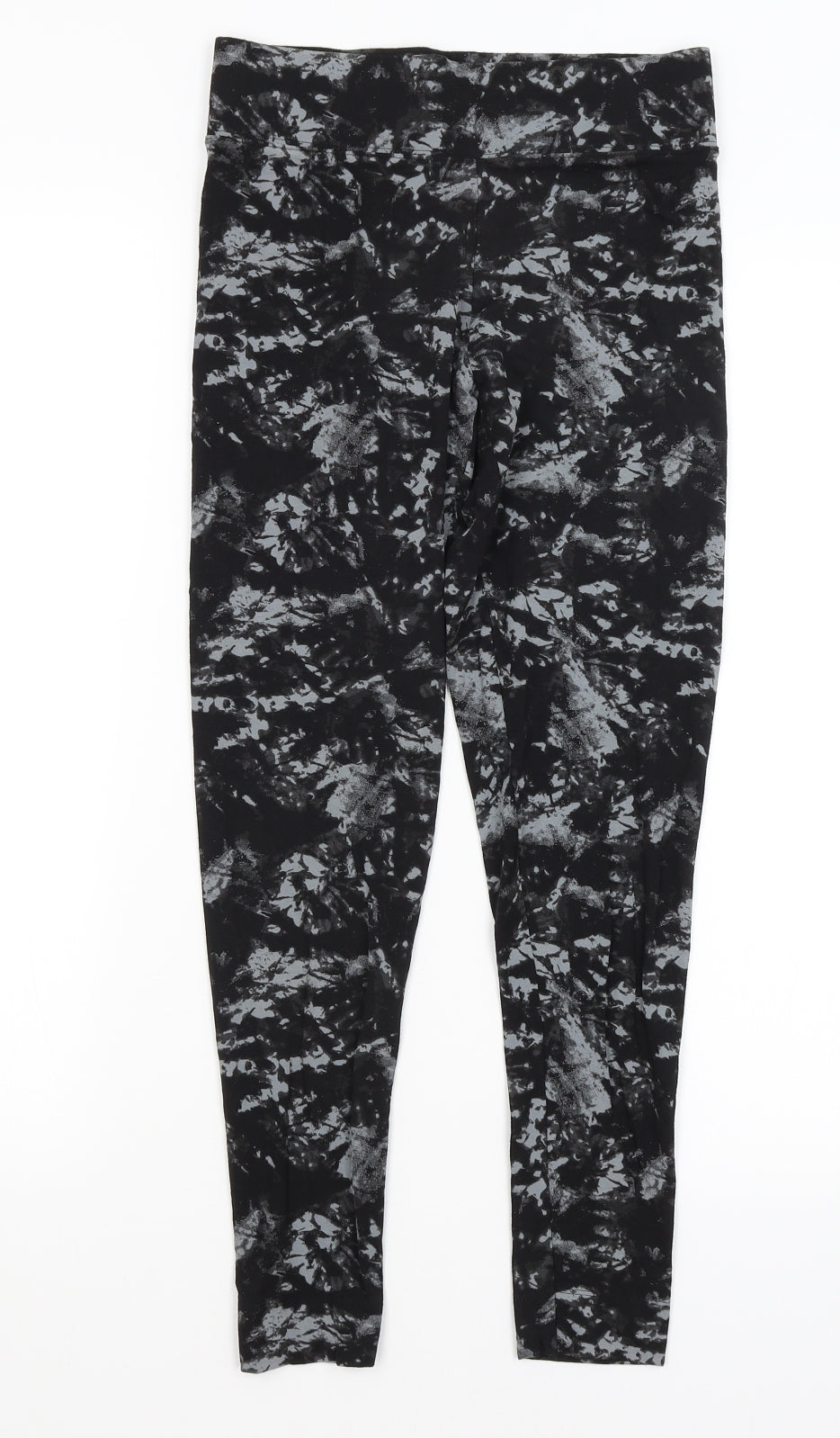M&S Womens Black   Capri Leggings Size 8 L25 in