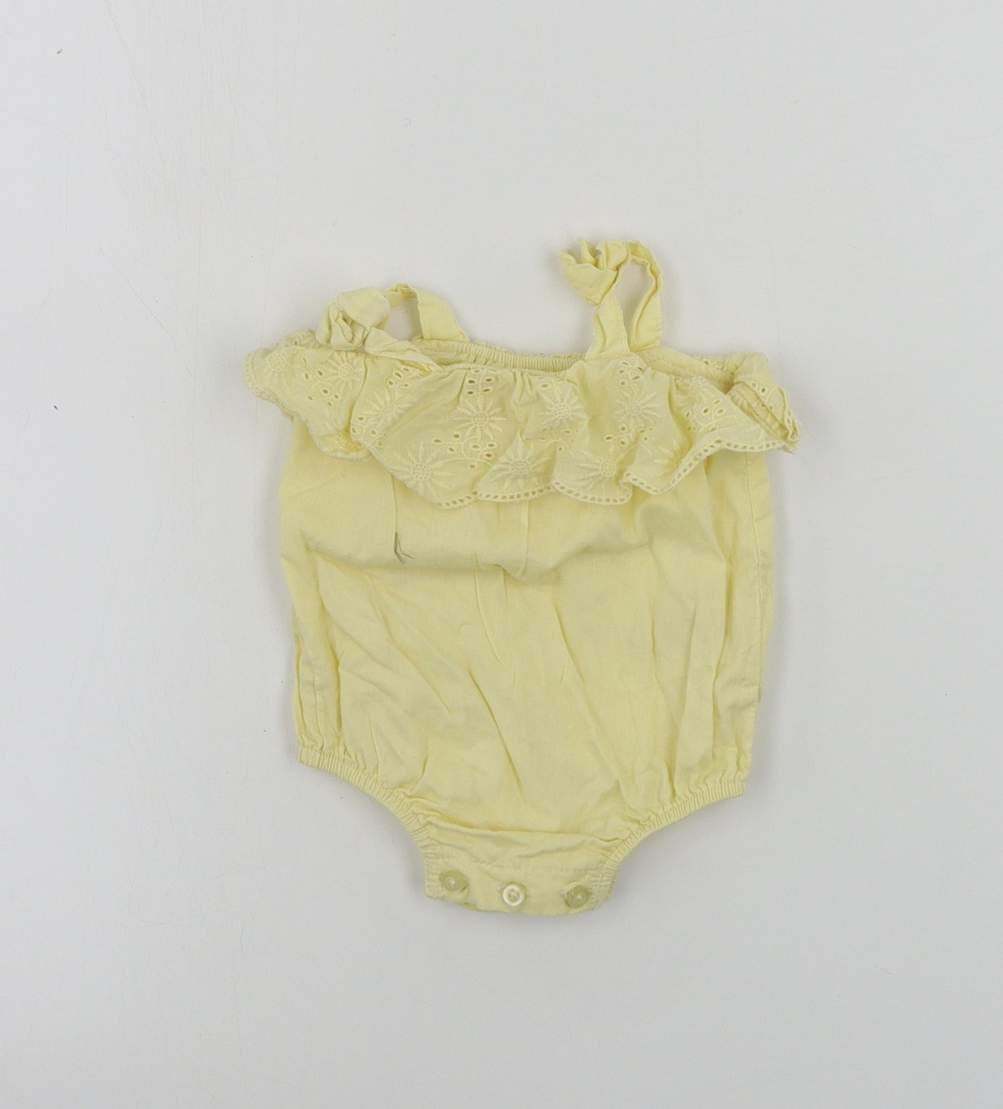 Matalan  Girls Yellow   Babygrow One-Piece Size Newborn