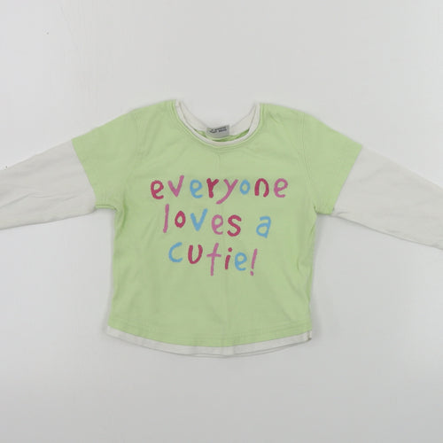 NEXT  Girls Green   Basic T-Shirt Size 12-18 Months