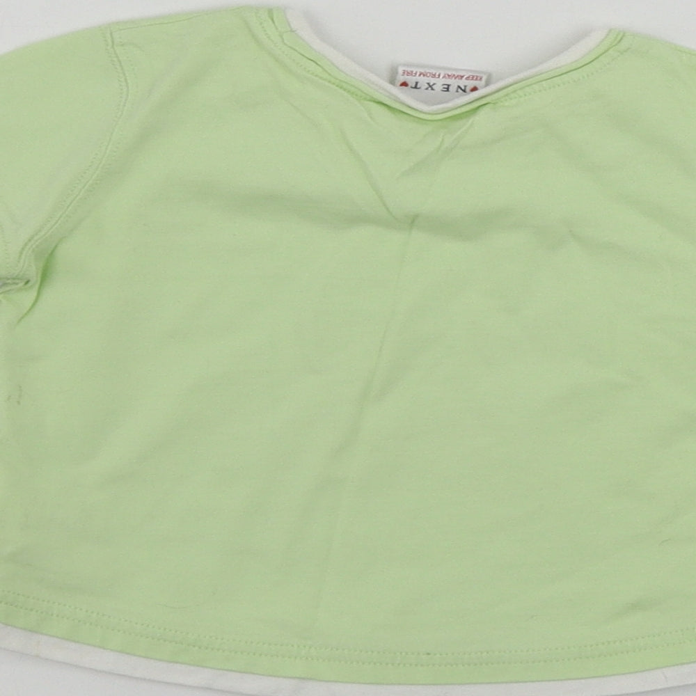 NEXT  Girls Green   Basic T-Shirt Size 12-18 Months