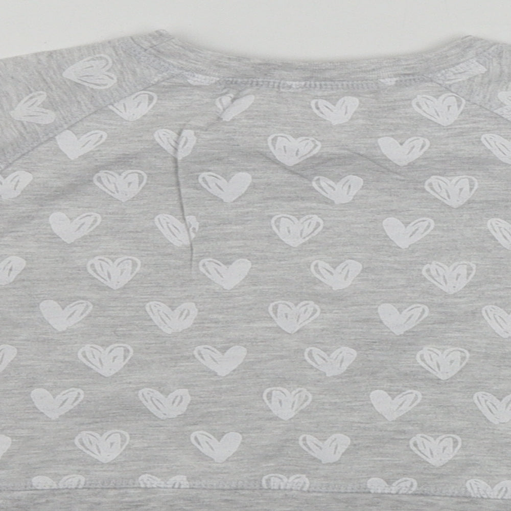 Young Dimension  Girls Grey Polka Dot  Pullover Jumper Size 18-24 Months