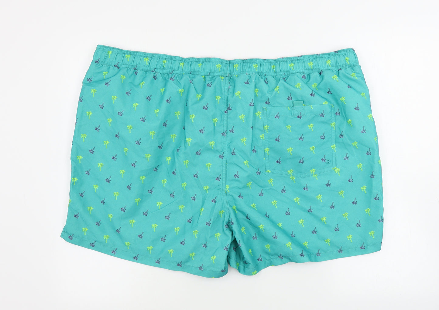 TU Mens Gold Floral  Bermuda Shorts Size 2XL