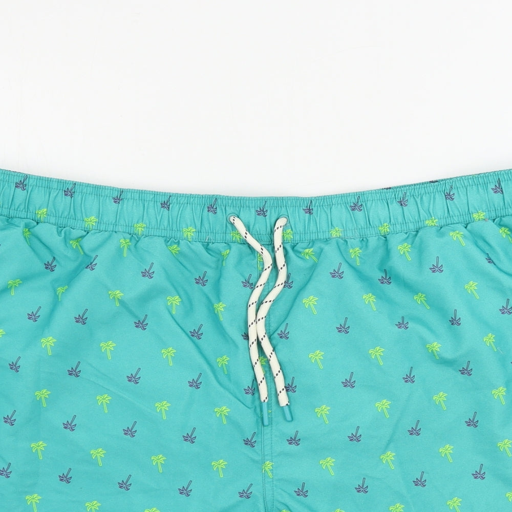 TU Mens Gold Floral  Bermuda Shorts Size 2XL