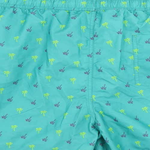 TU Mens Gold Floral  Bermuda Shorts Size 2XL