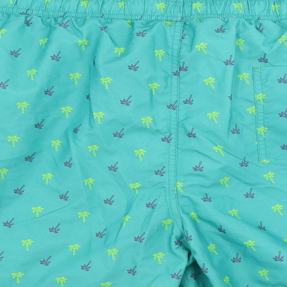TU Mens Gold Floral  Bermuda Shorts Size 2XL