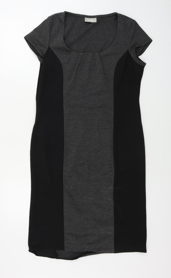 Wallis Womens Grey Bodycon Size 14