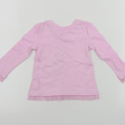 Gap  Girls Pink   Basic T-Shirt Size 18-24 Months