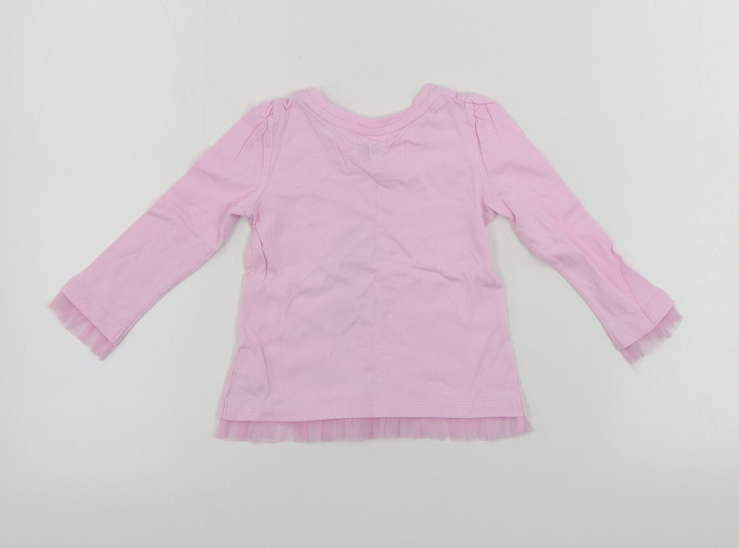 Gap  Girls Pink   Basic T-Shirt Size 18-24 Months