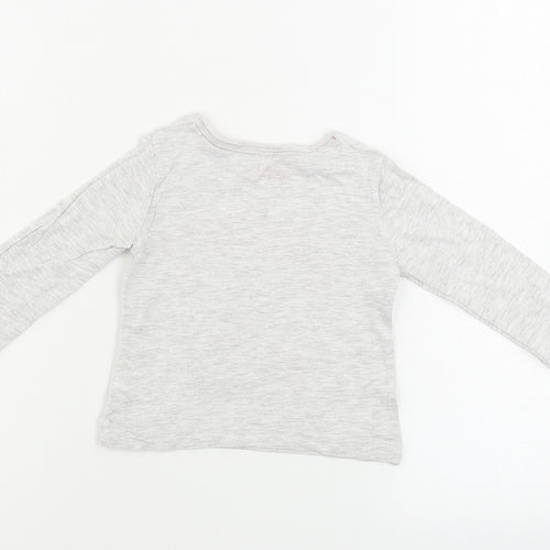 Young Dimension  Girls Grey   Basic T-Shirt Size 9-12 Months