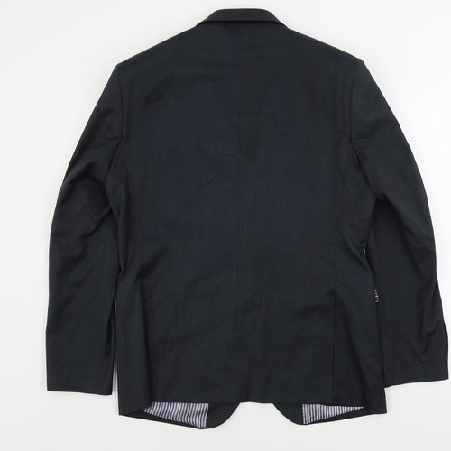 VOUET  Mens Grey Striped  Jacket Blazer Size 42
