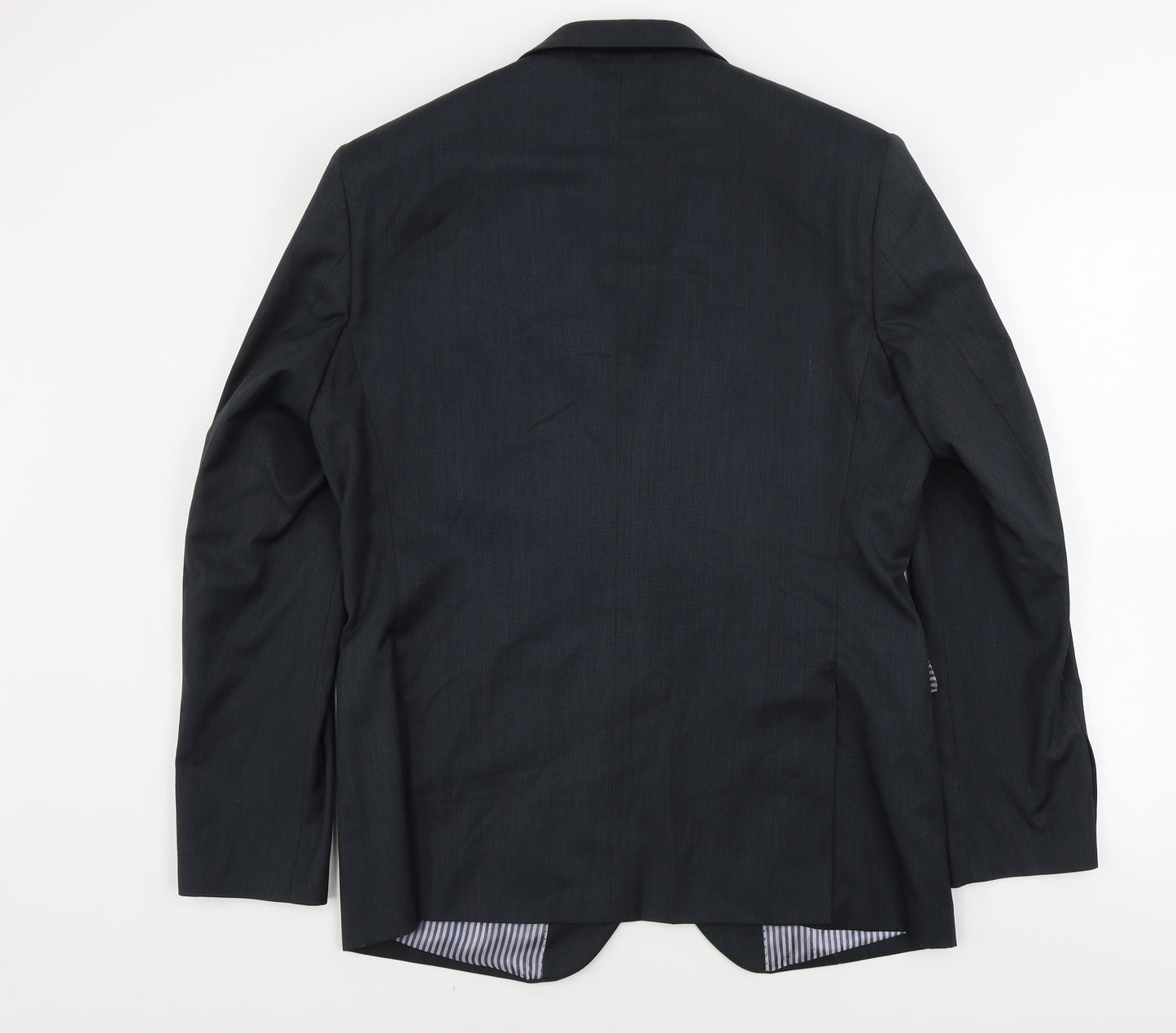 VOUET  Mens Grey Striped  Jacket Blazer Size 42