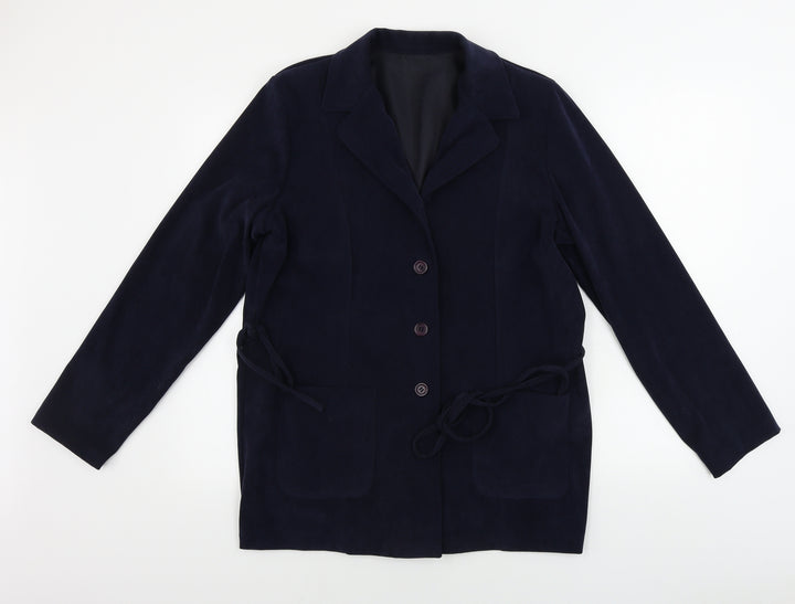 Dorothy Perkins Womens Blue Jacket Coat Size 14