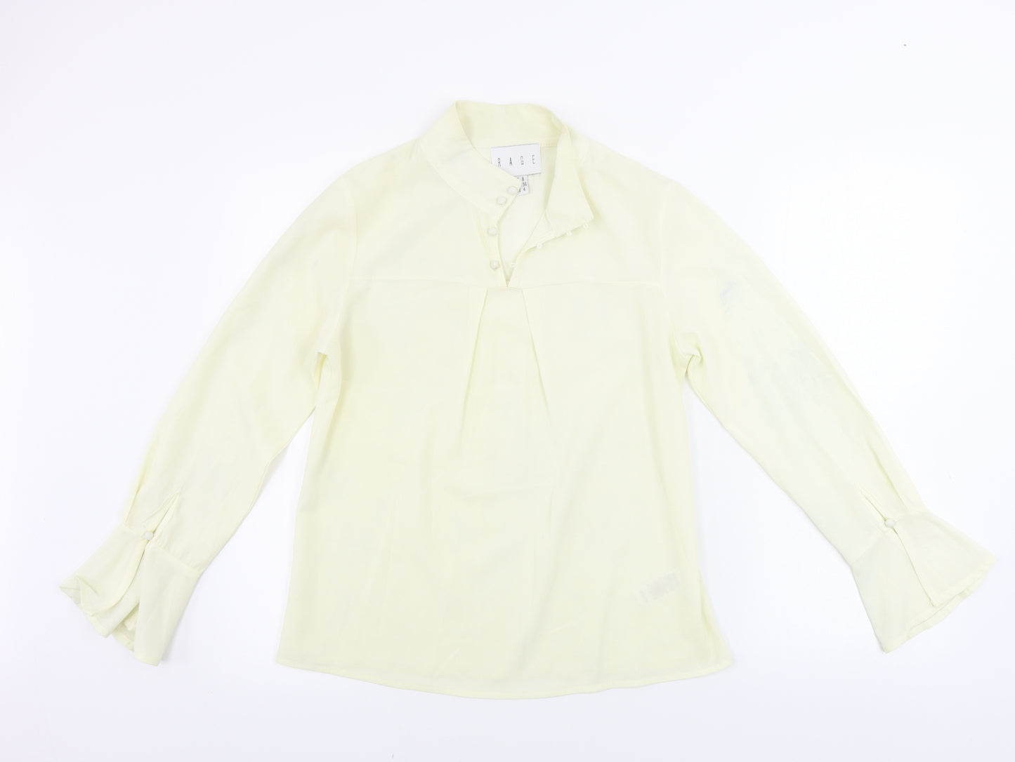 RAGE  Womens Beige   Basic Blouse Size 8