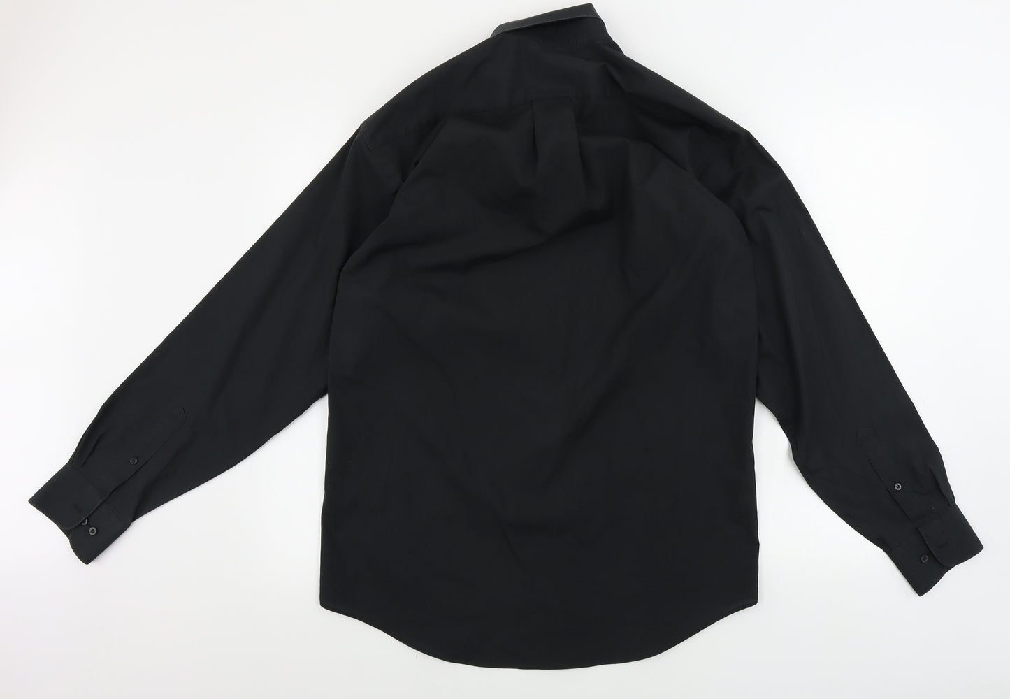 NEXT  Mens Black    Button-Up Size 15