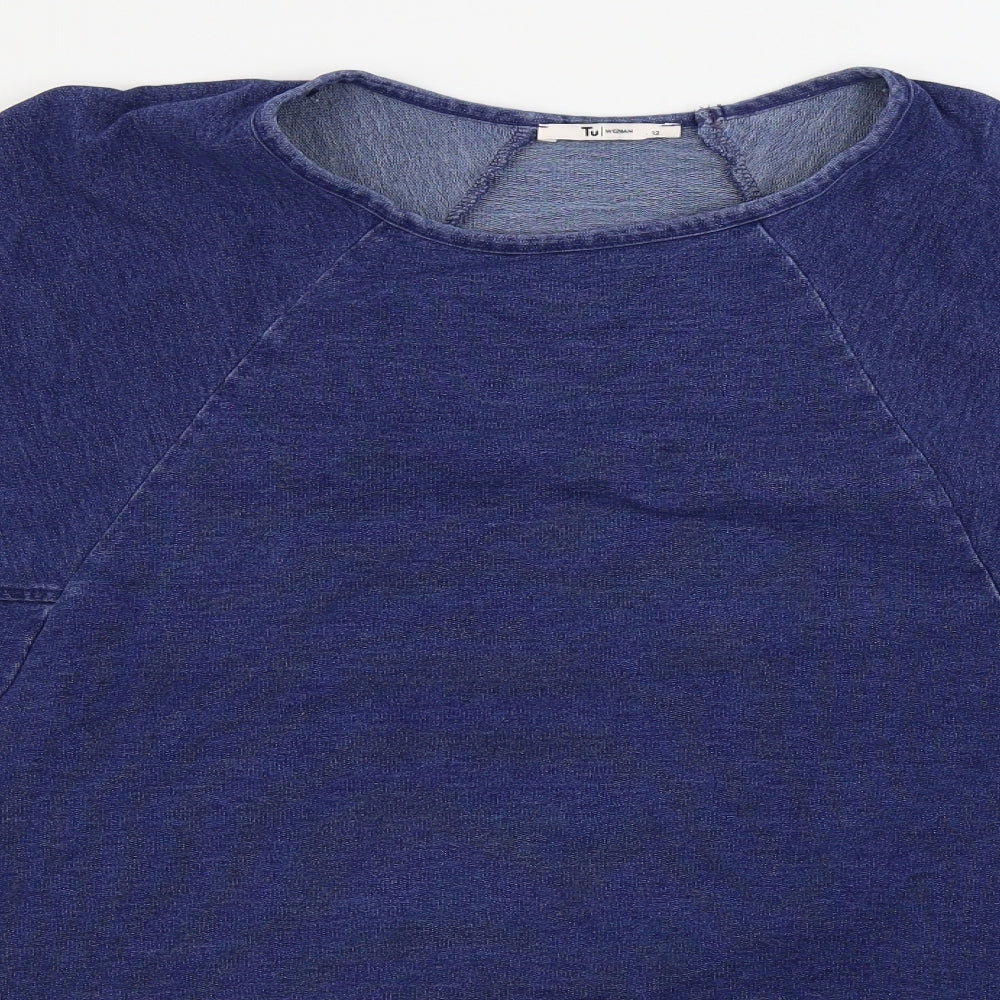 TU Womens Blue   A-Line  Size 12