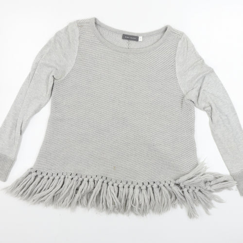 Mini Velvet   Womens Grey   Pullover Jumper Size 10