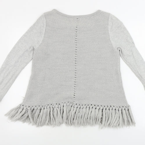Mini Velvet   Womens Grey   Pullover Jumper Size 10