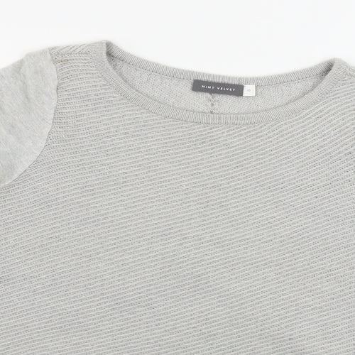 Mini Velvet   Womens Grey   Pullover Jumper Size 10