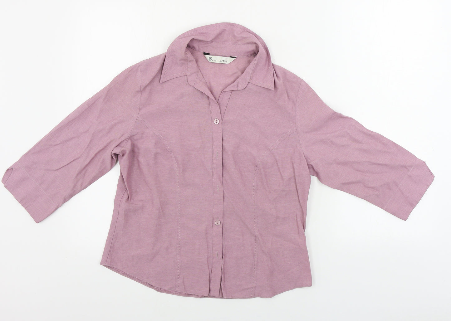 BHS  Womens Purple   Basic Button-Up Size 12