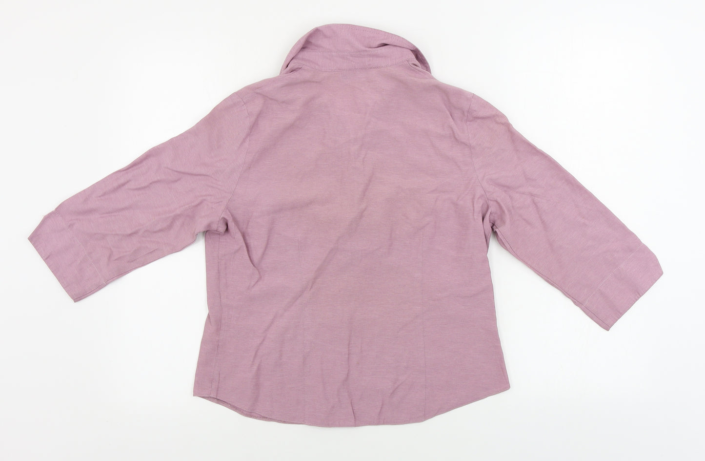BHS  Womens Purple   Basic Button-Up Size 12