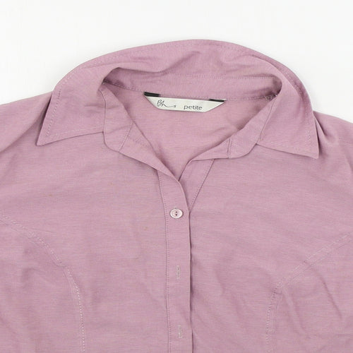 BHS  Womens Purple   Basic Button-Up Size 12