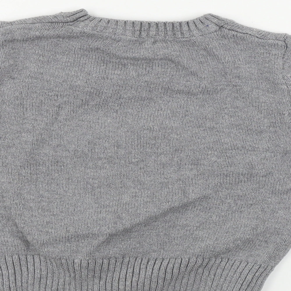 H&M  Boys Grey   Pullover Jumper Size 2-3 Years  - Christmas Jumper