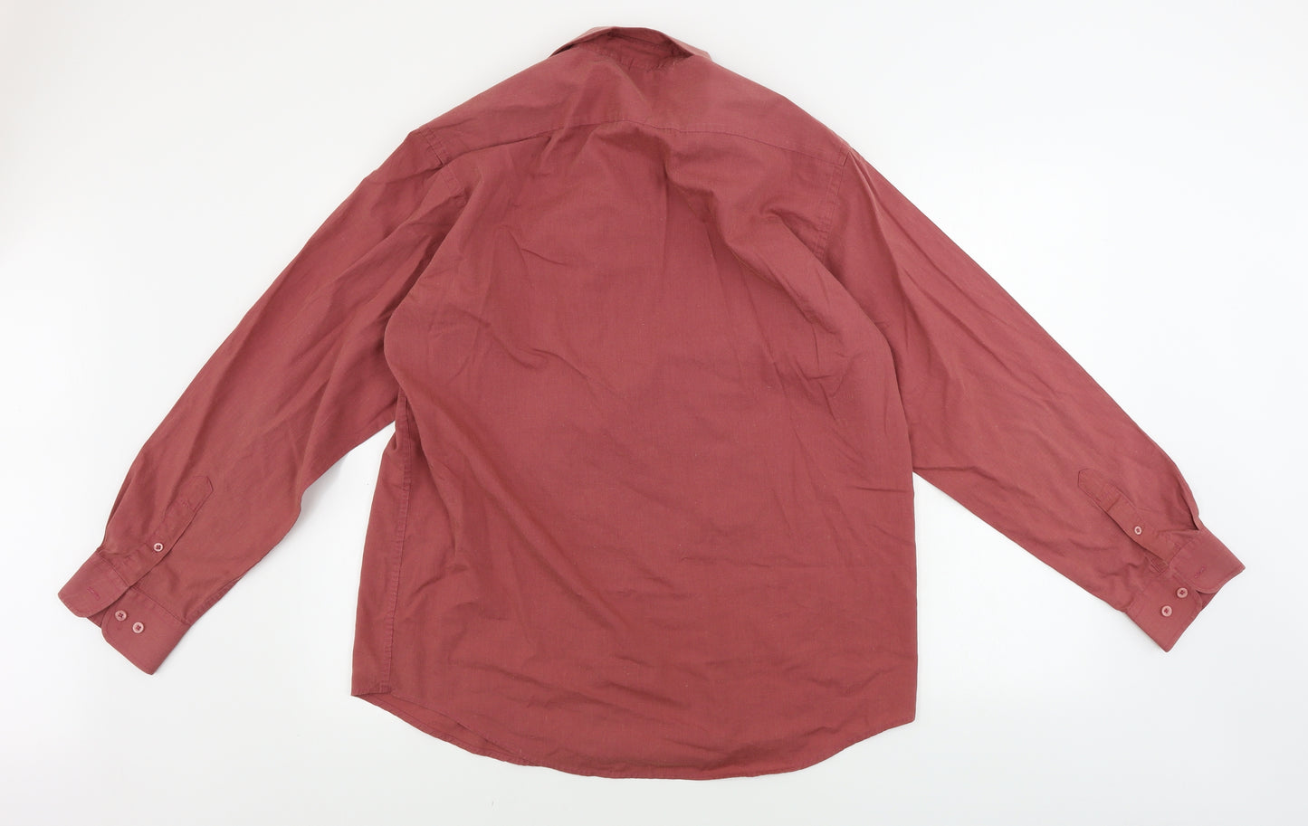 london road  Mens Red    Button-Up Size 16
