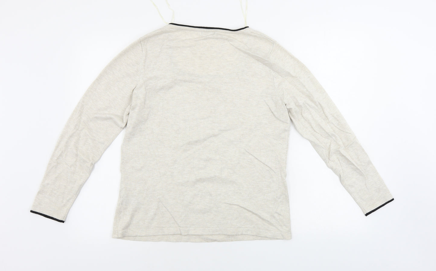 M&Co Womens Beige   Pullover Jumper Size 16