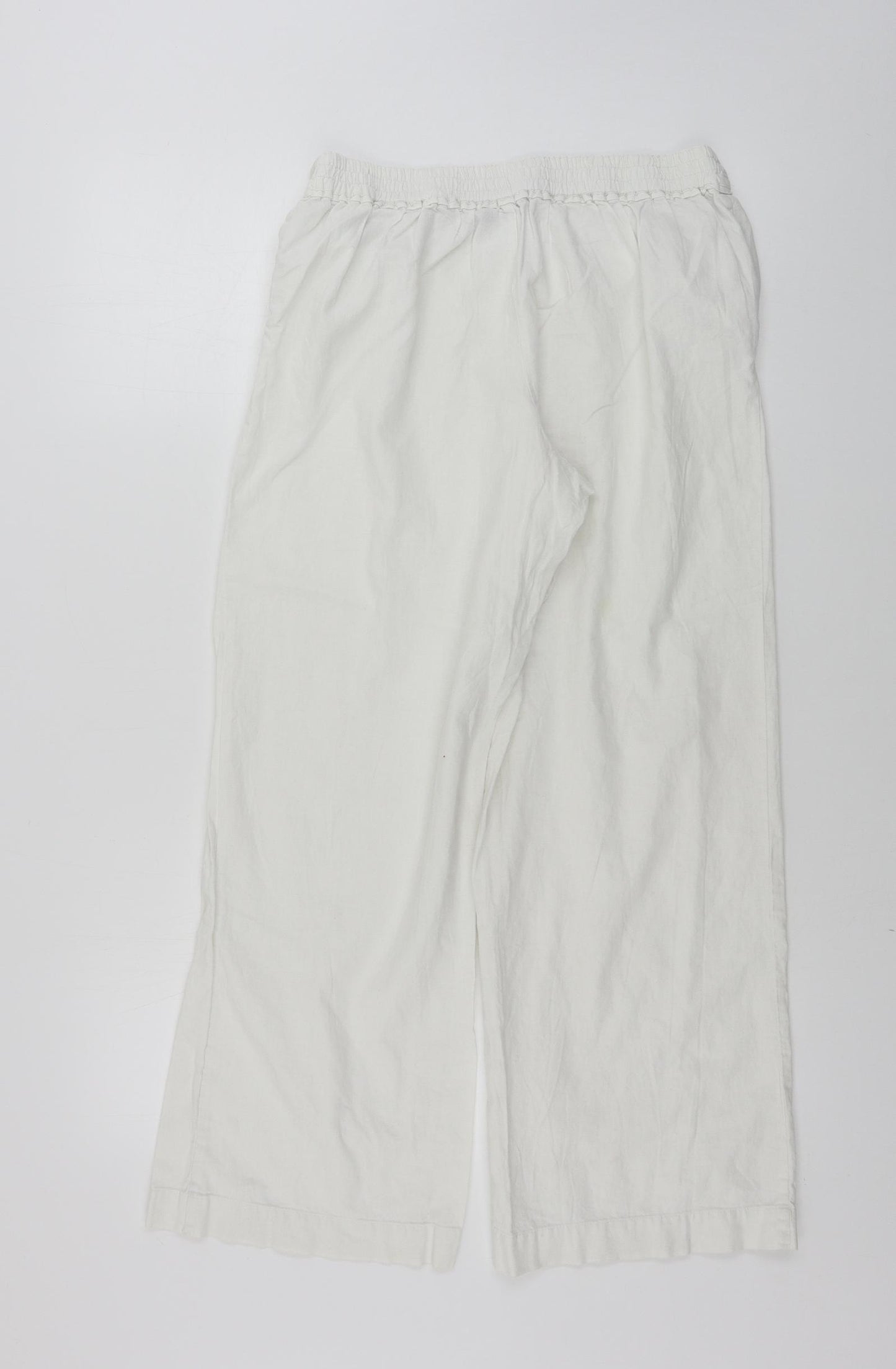 Dunnes Stores  Womens White   Trousers  Size 12 L25 in