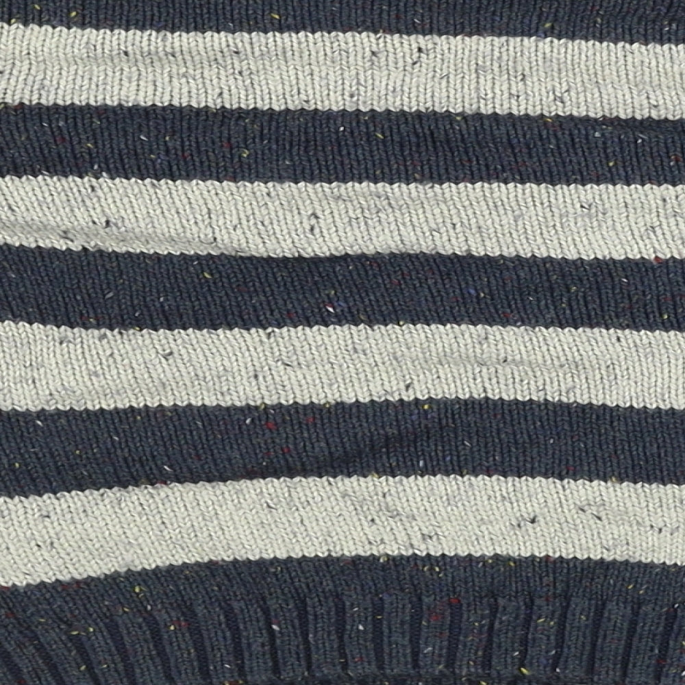 Matalan  Boys Beige Striped  Pullover Jumper Size 4-5 Years