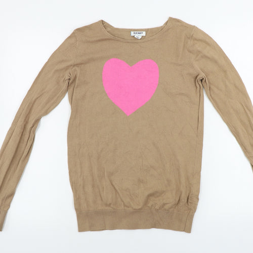 Old Navy  Womens Brown   Pullover Jumper Size S