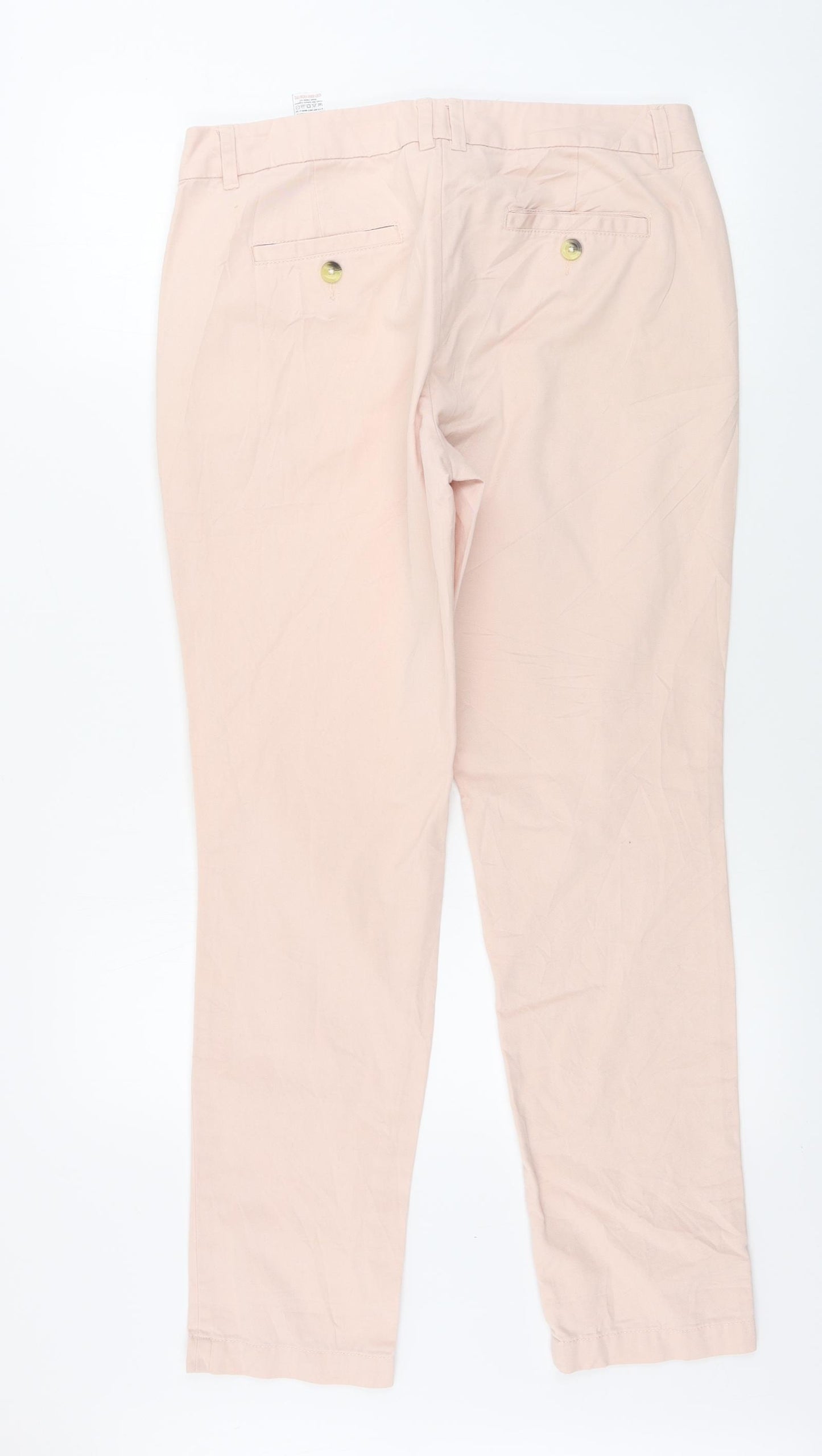 NEXT  Womens Pink   Chino Trousers Size 12 L29 in