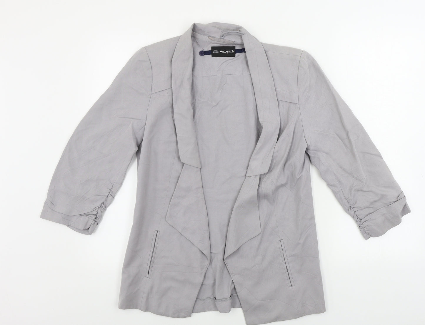 Marks and Spencer  Womens Grey   Jacket Coat Size 8