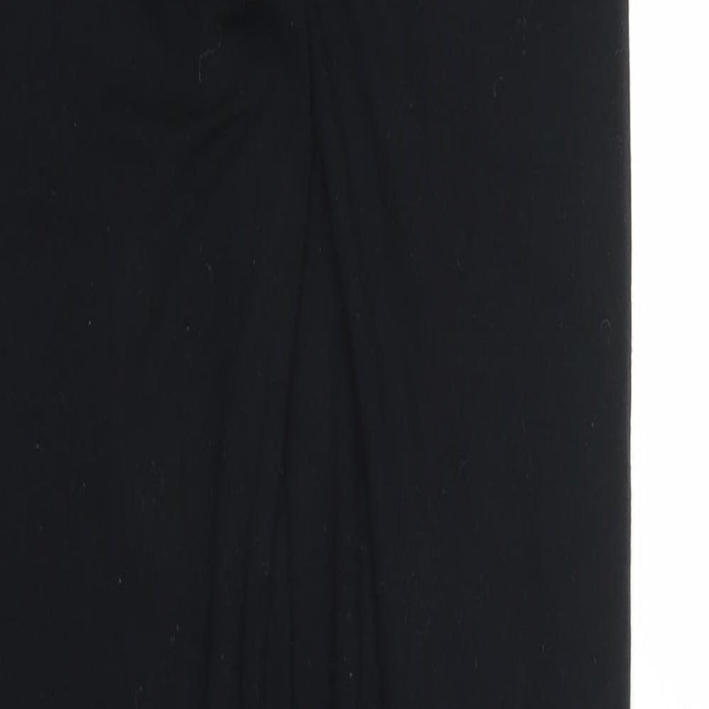 M&S Girls Black   Carrot Trousers Size 12-13 Years