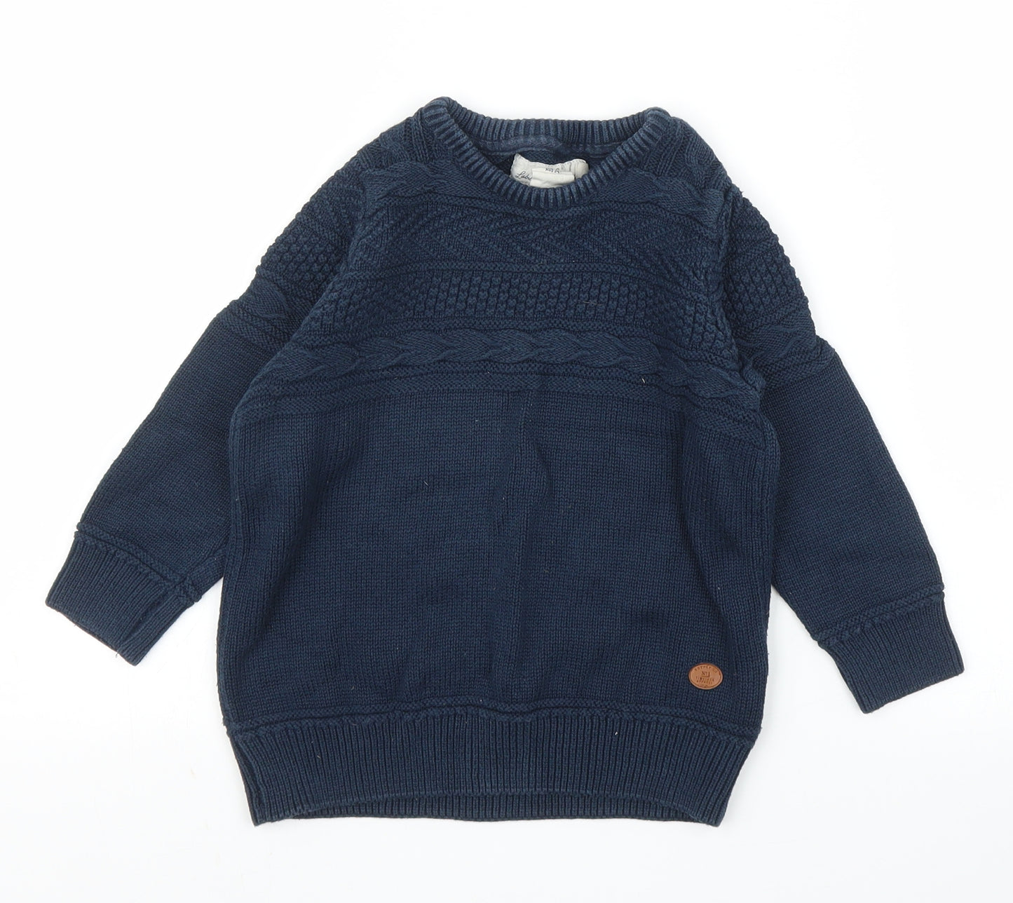 H&M Boys Blue   Pullover Jumper Size 3 Years