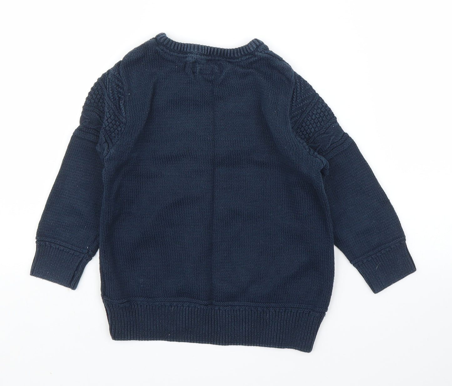 H&M Boys Blue   Pullover Jumper Size 3 Years