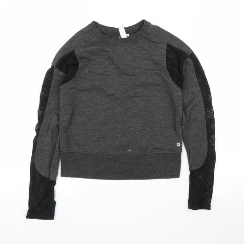 90 Degree Girls Grey  Rayon Pullover Jumper Size 10 Years