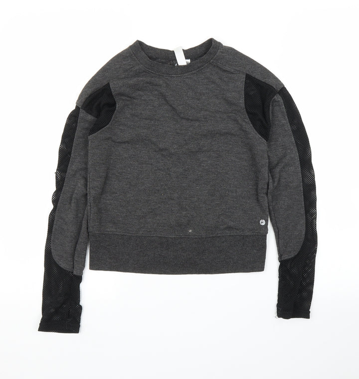 90 Degree Girls Grey  Rayon Pullover Jumper Size 10 Years