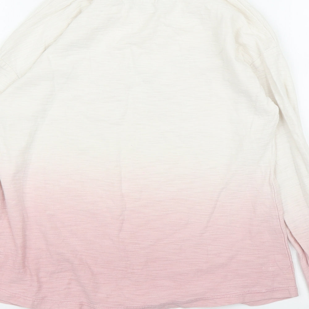 NEXT Girls Pink   Basic T-Shirt Size 8 Years  - Butterfly Print