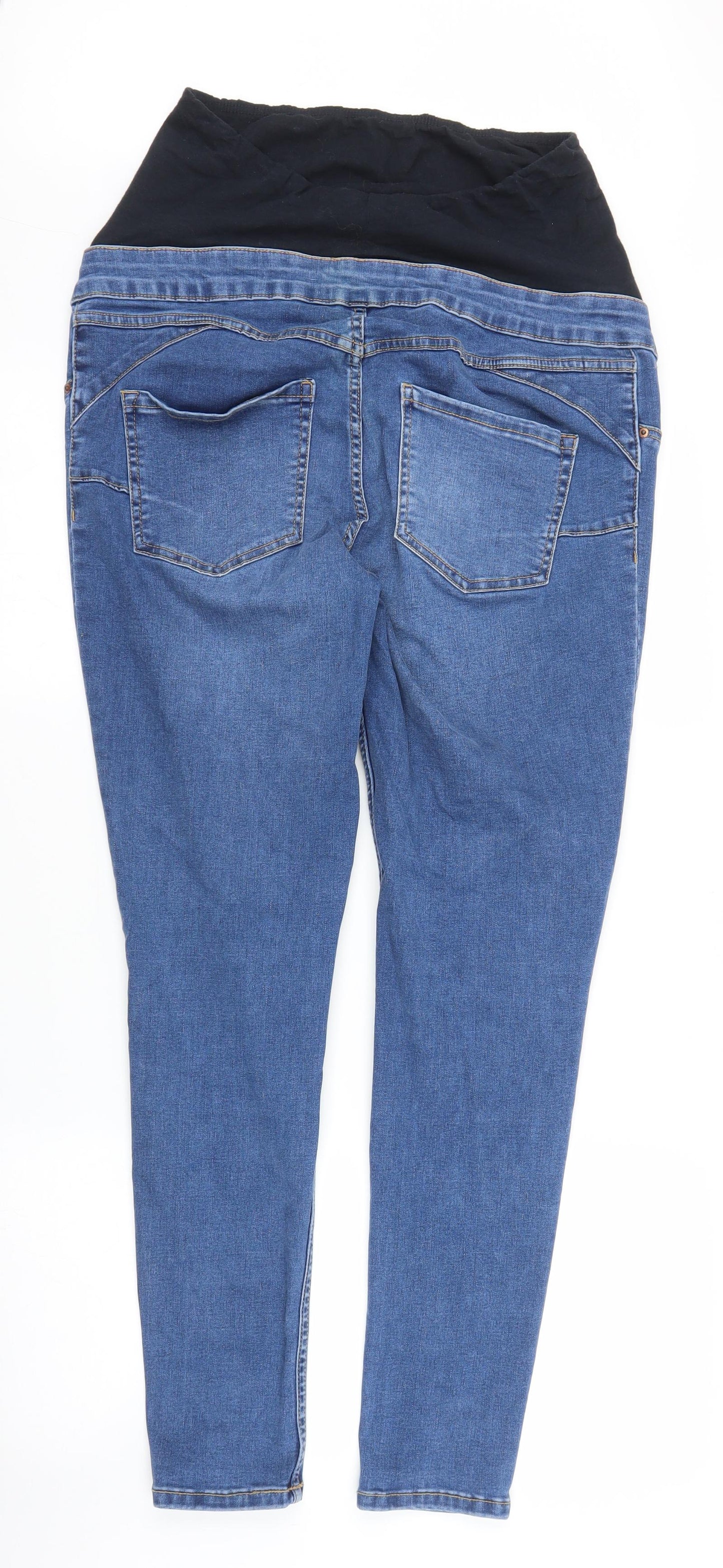 New Look Womens Blue  Denim Jegging Jeans Size 14 L28 in