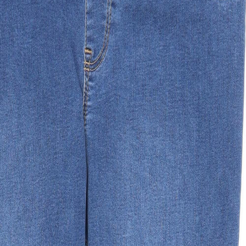 New Look Womens Blue  Denim Jegging Jeans Size 14 L28 in