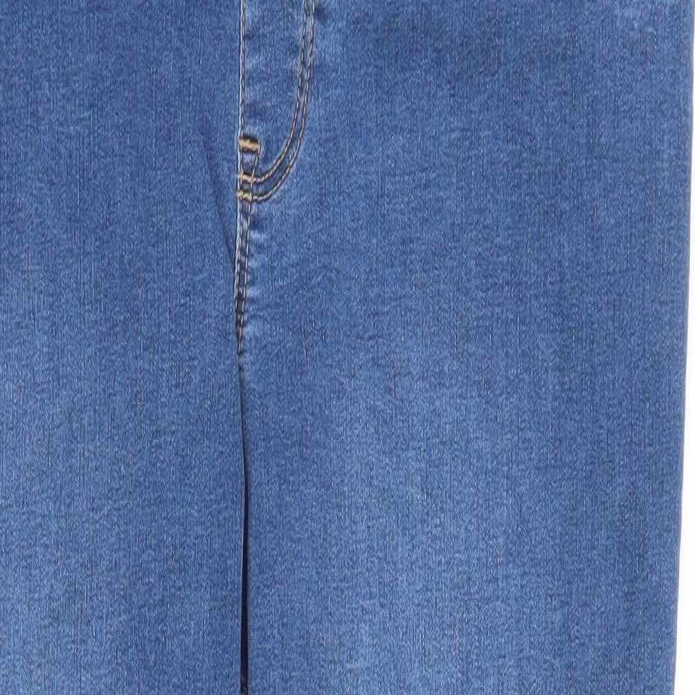 New Look Womens Blue  Denim Jegging Jeans Size 14 L28 in