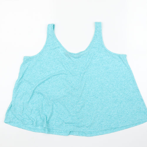 New Look Womens Blue   Cropped Tank Size 8