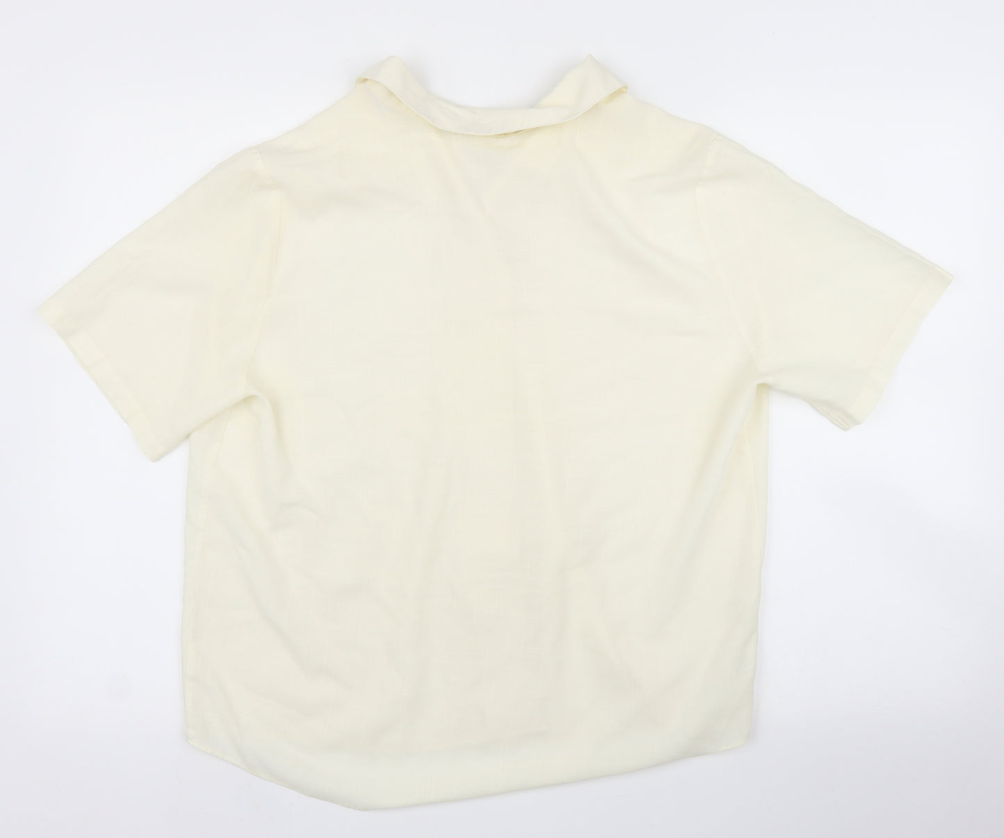 Preworn Womens Ivory   Basic Blouse Size L
