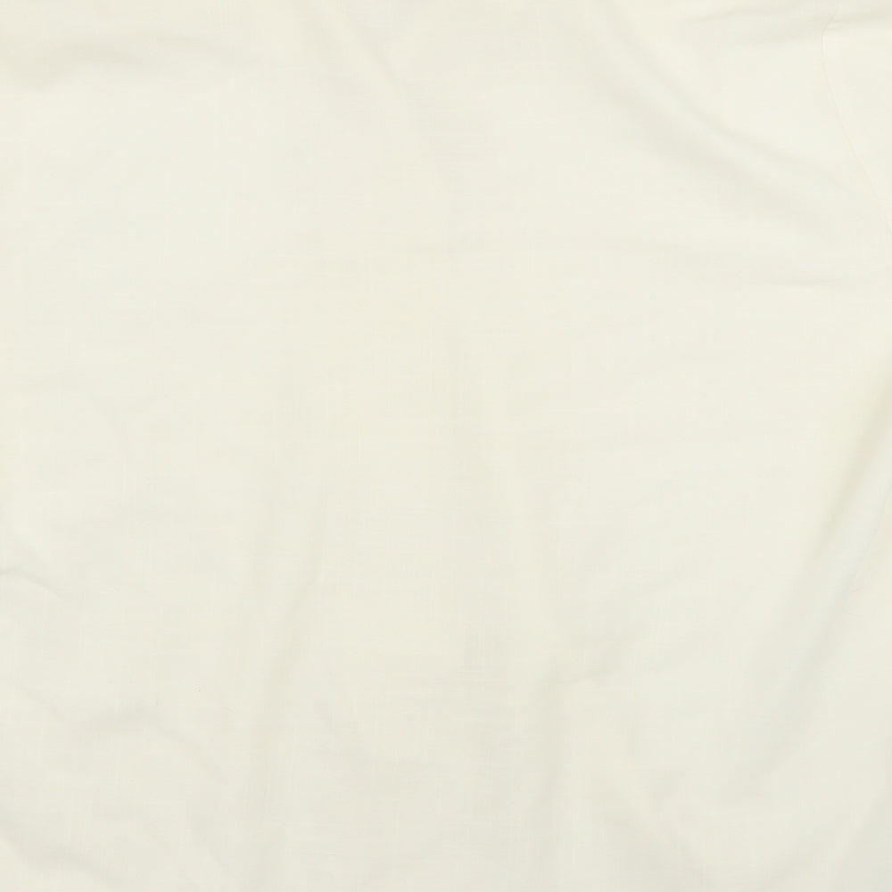 Preworn Womens Ivory   Basic Blouse Size L
