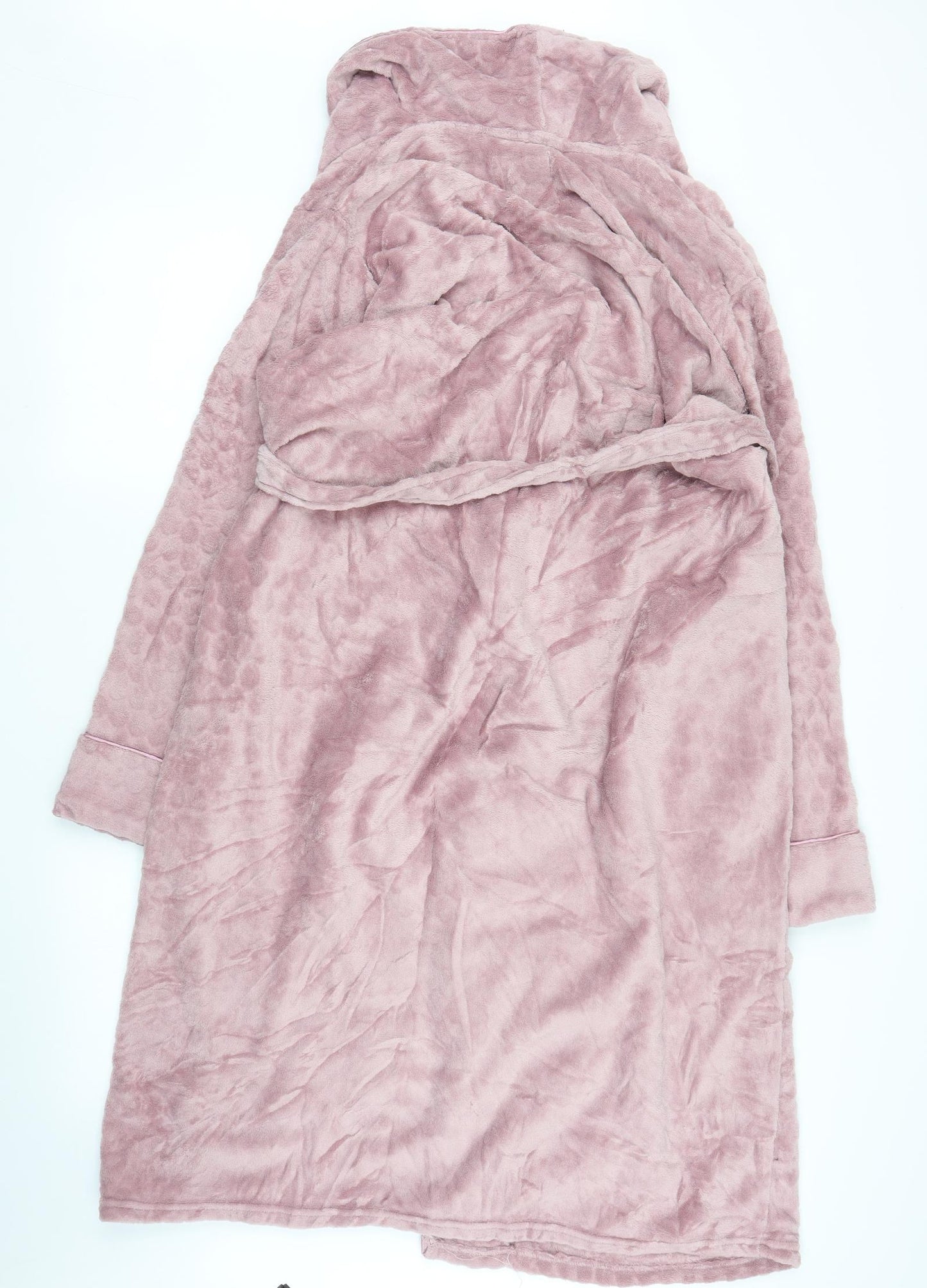 Primark Womens Pink Solid  Chemise Robe Size XL