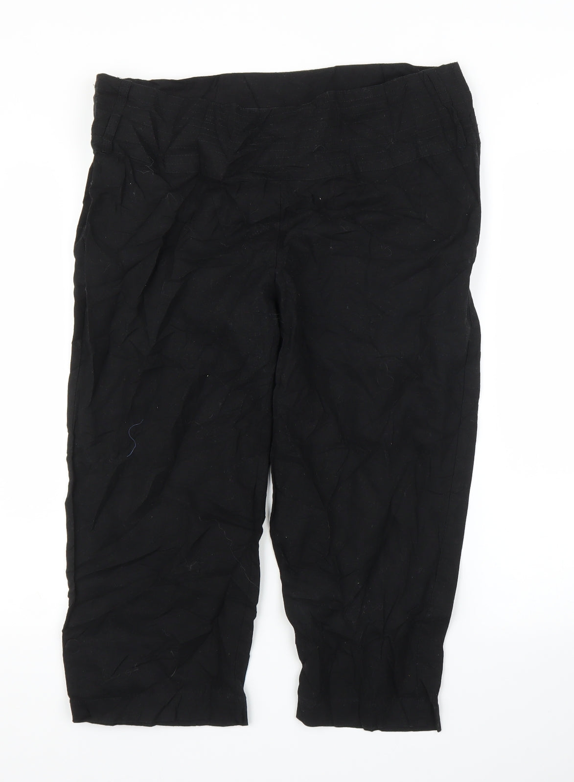 H&M Womens Black   Bermuda Shorts Size 14