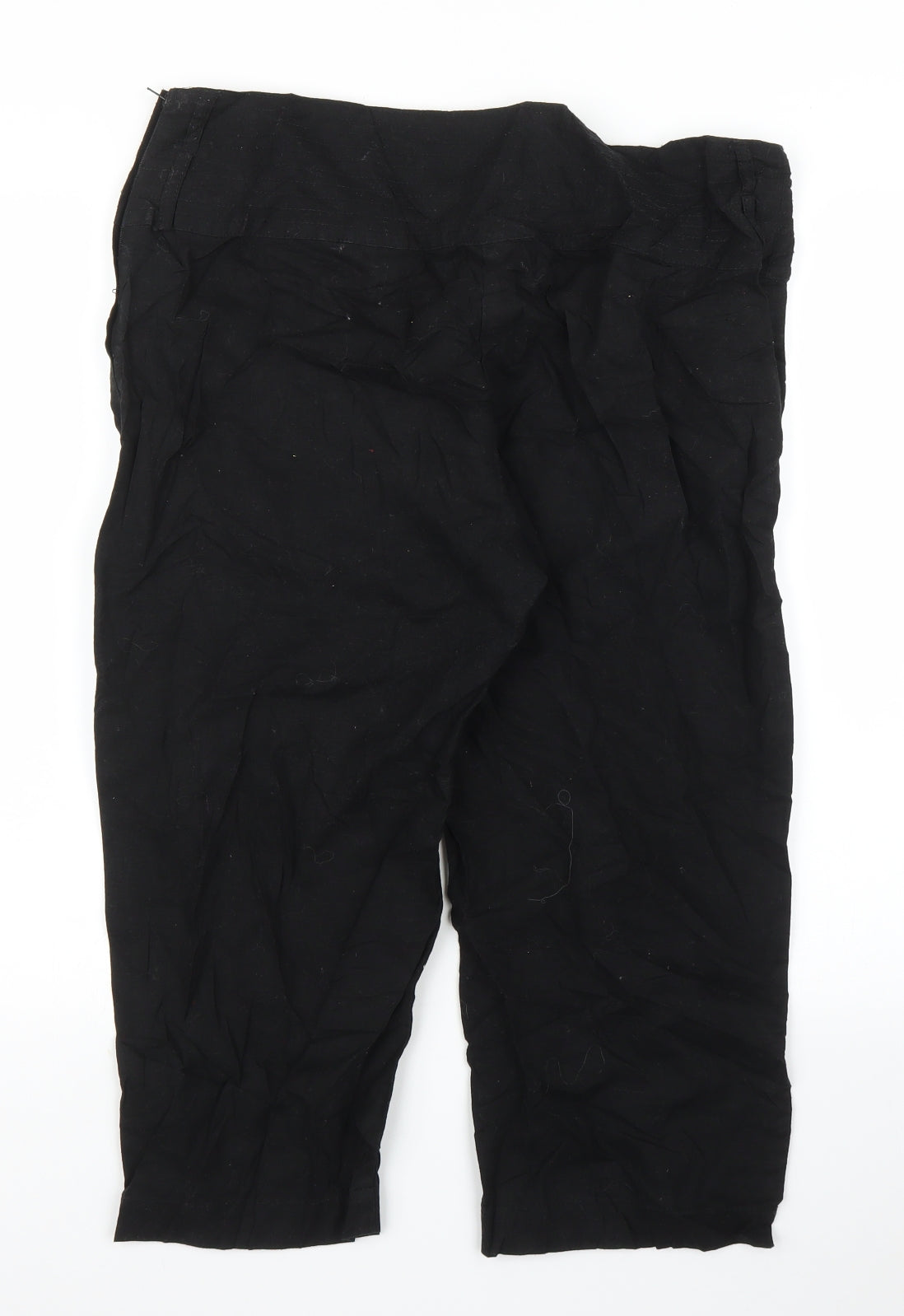 H&M Womens Black   Bermuda Shorts Size 14