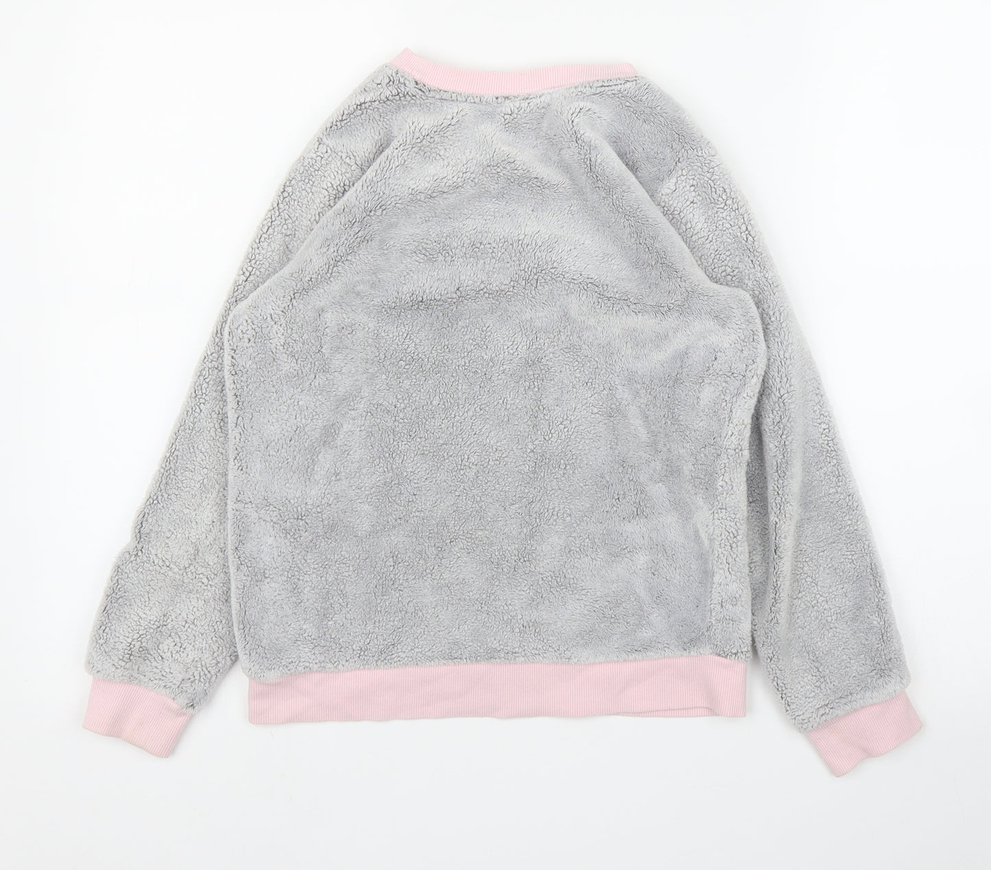 Disney Girls Grey   Pullover Jumper Size 9 Years  - Minnie Mouse
