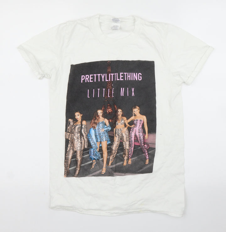 Gildan Womens White Basic T-Shirt Size S